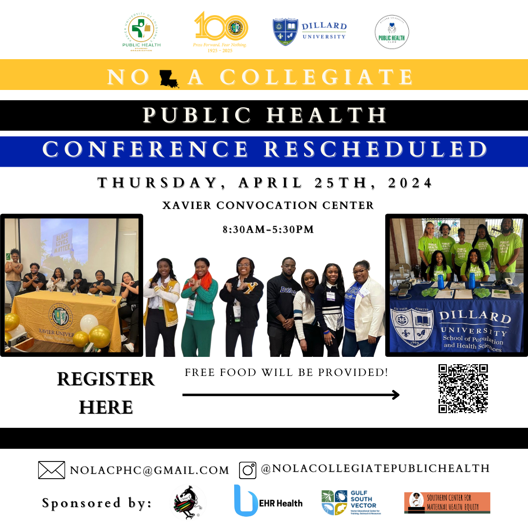 NOLA Collegiate Public Health Conference Flyer